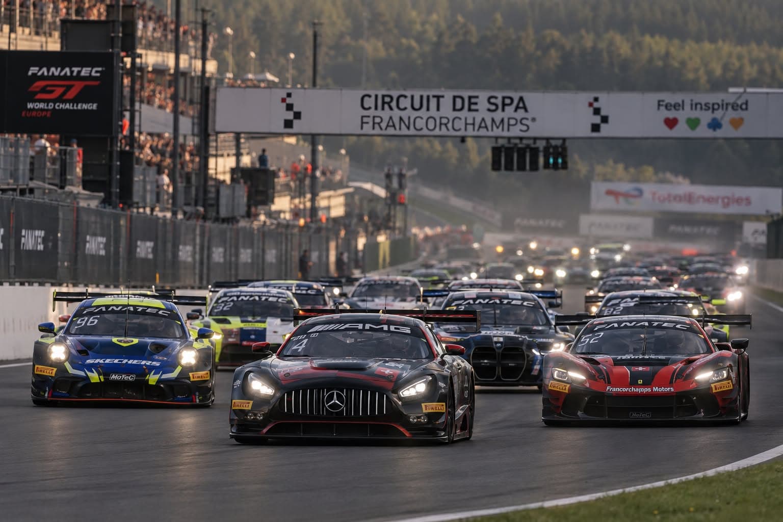Gran Turismo 7 competitive racing action